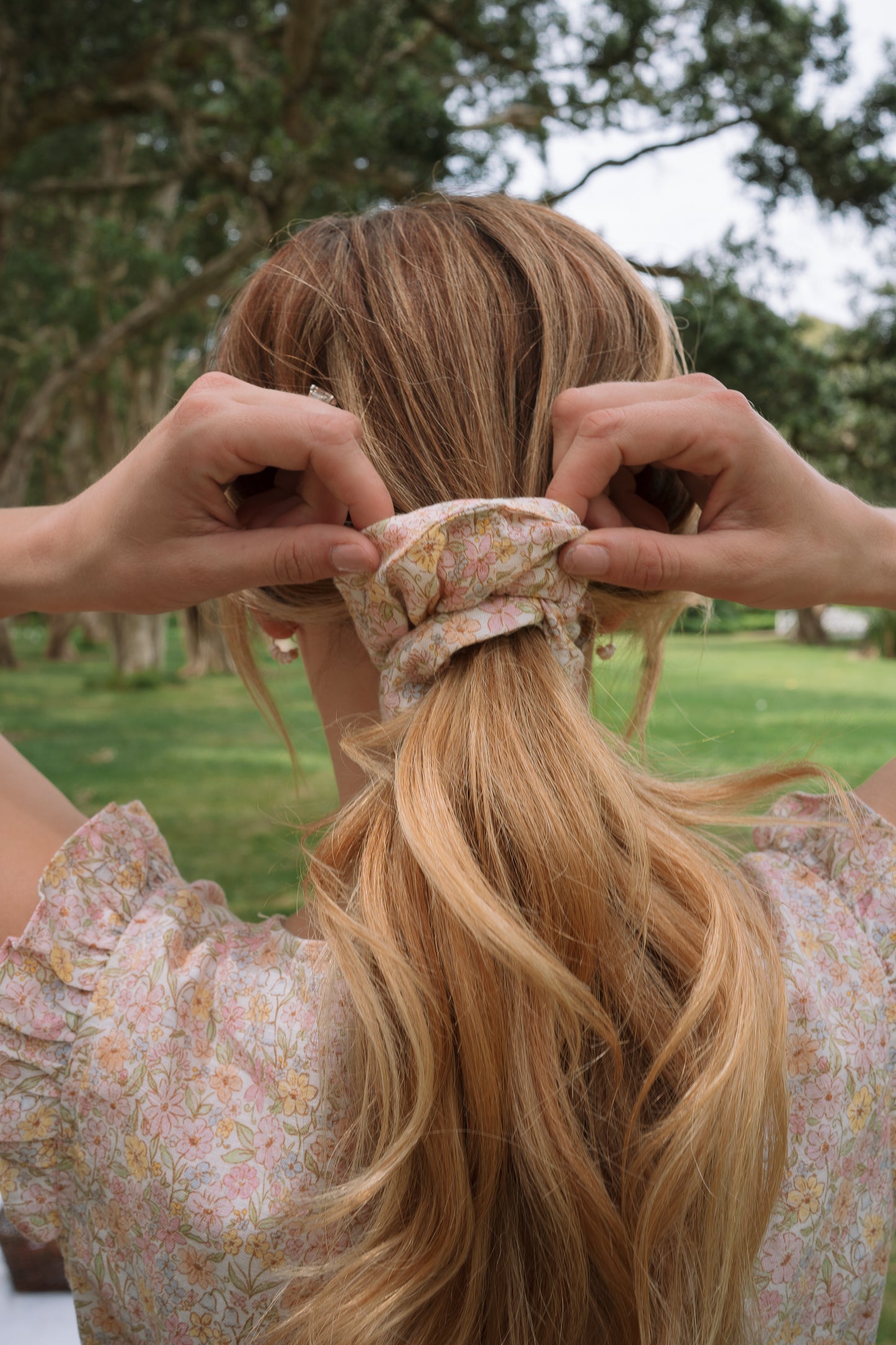 bloom scrunchie.