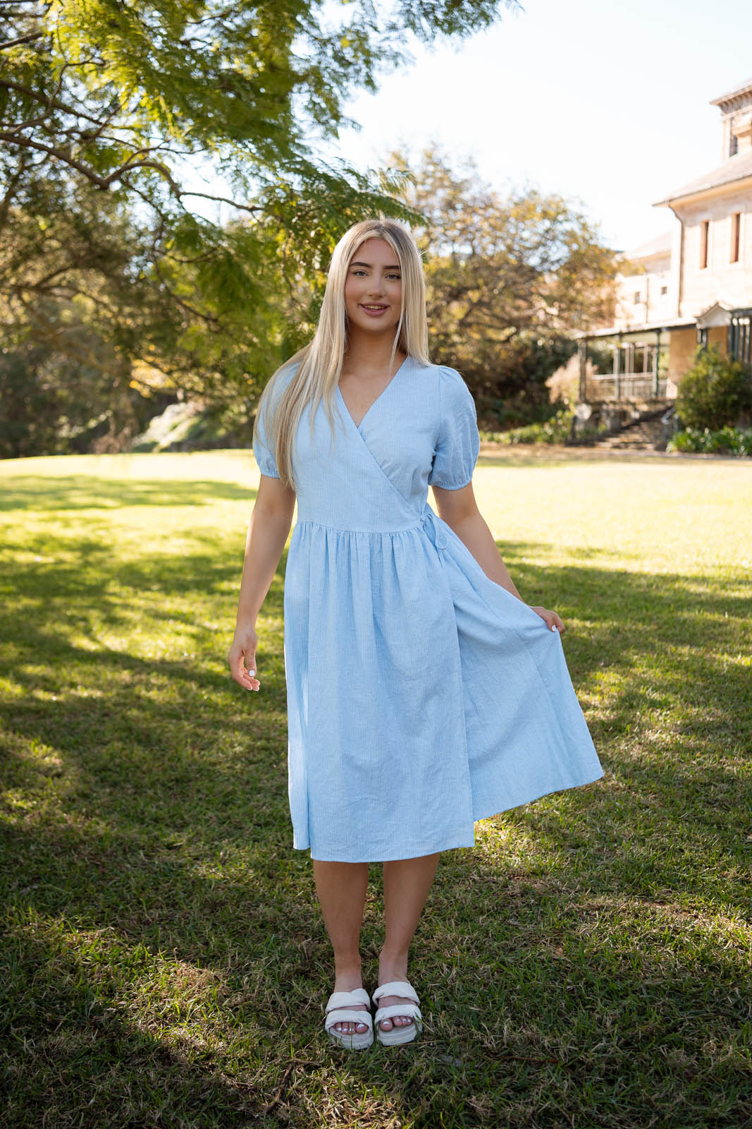the remi wrap dress.