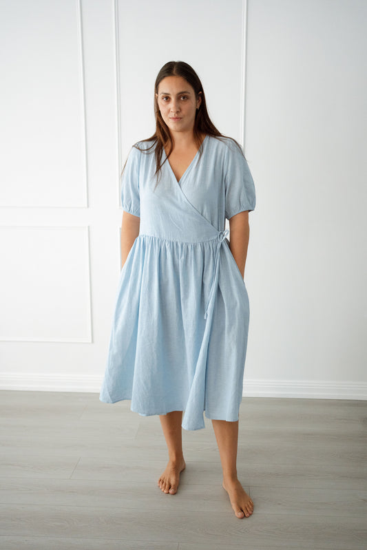 the remi wrap dress.