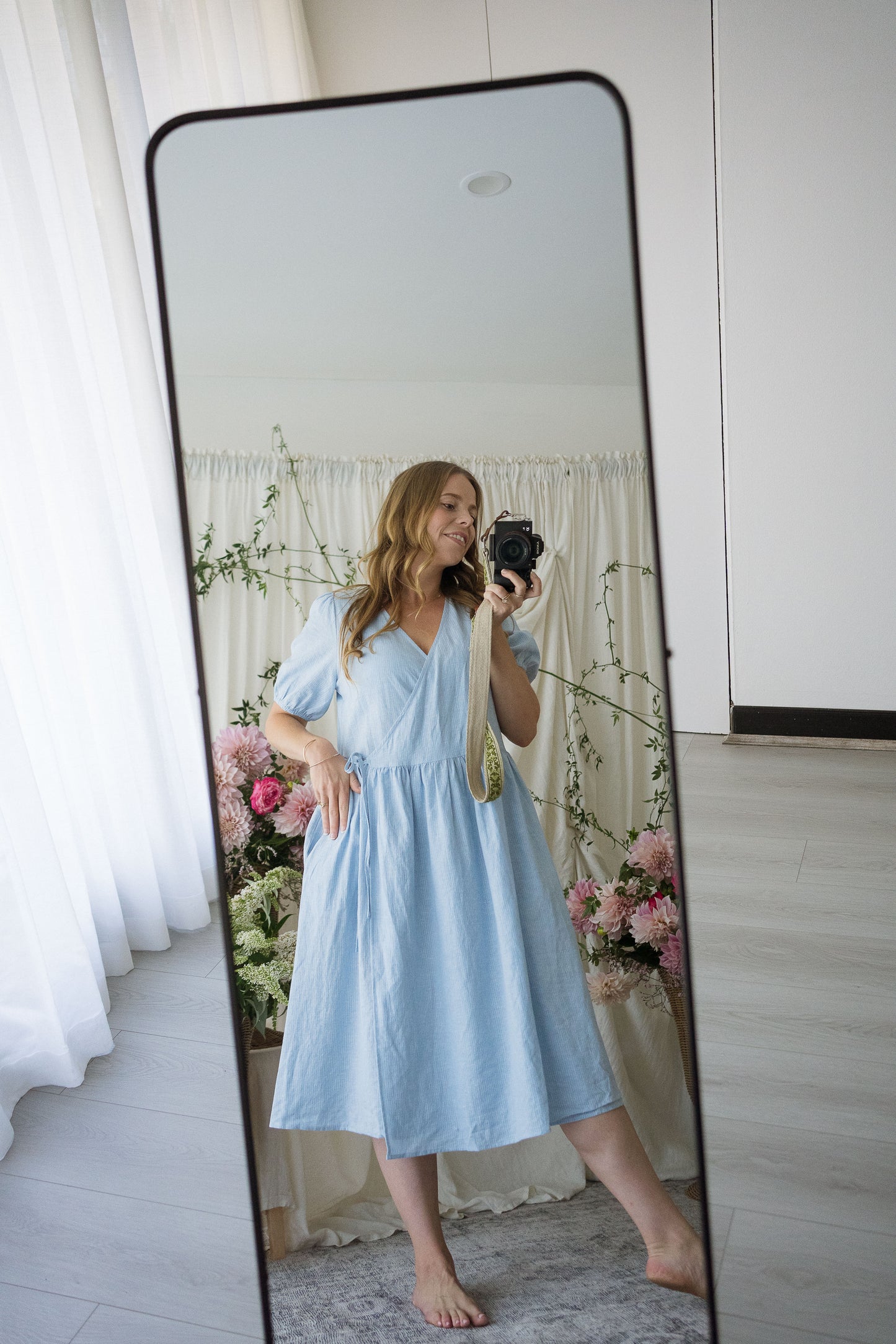 the remi wrap dress.