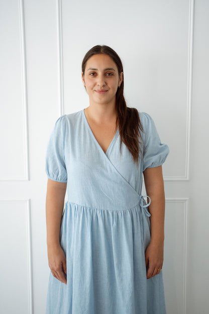 the remi wrap dress.